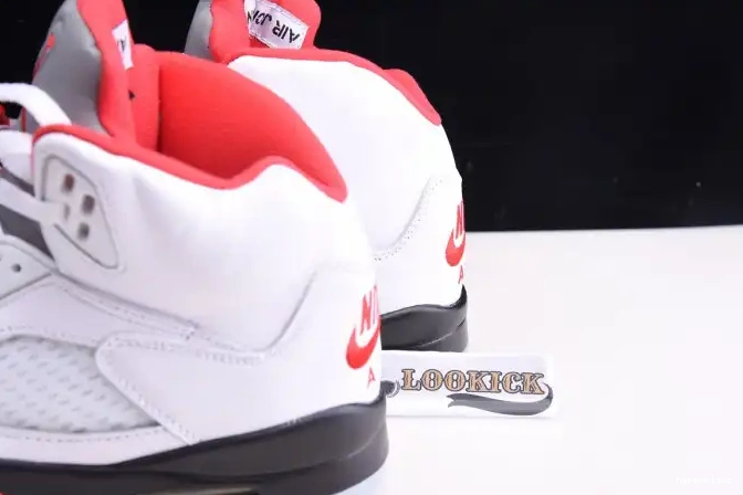 HYPE Tongue 5 DA1911-102 Jordan Retro Red (2020) Air Silver Fire 0418